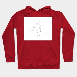 Naked man Hoodie